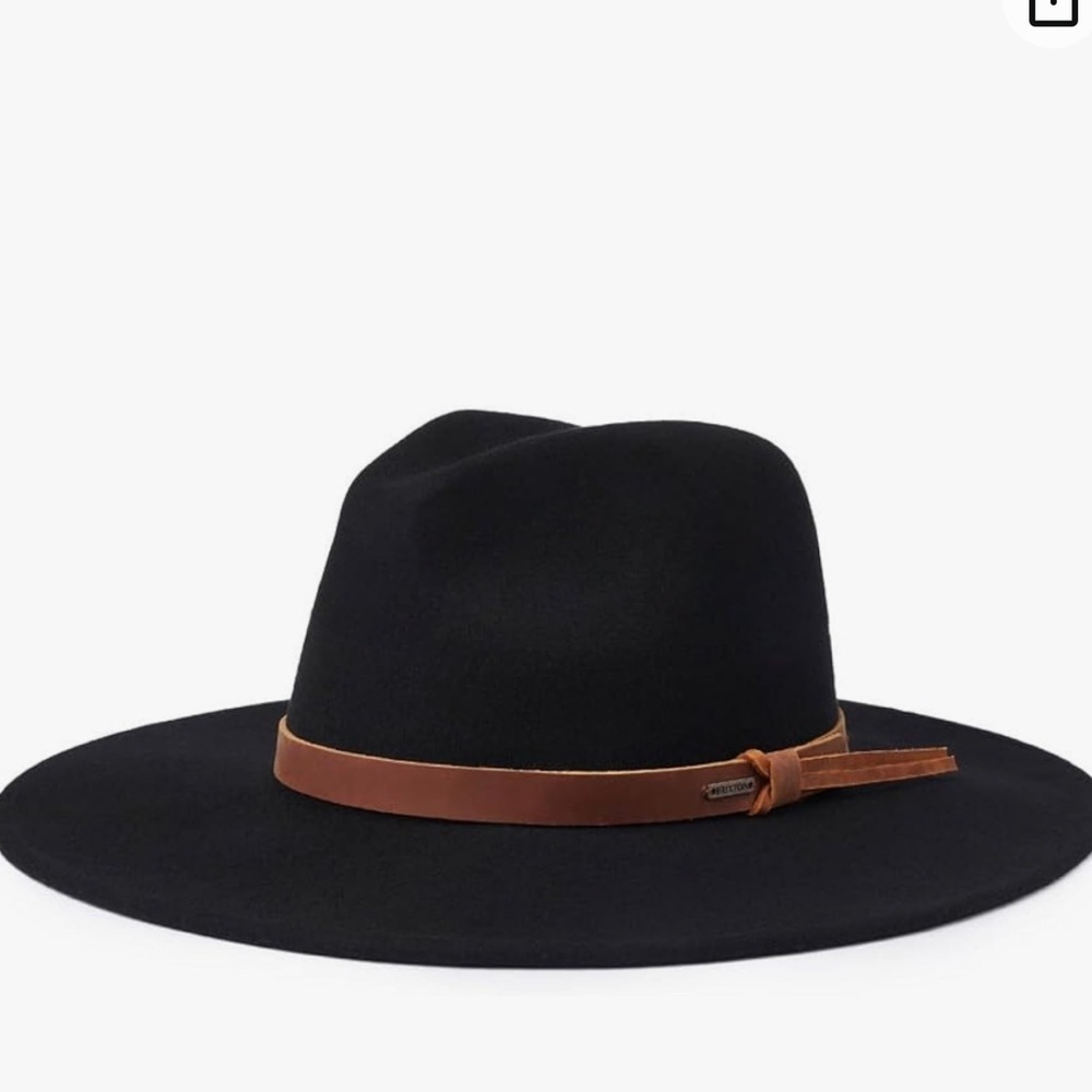 NWT - Brixton Drover Fedora in Washed Black